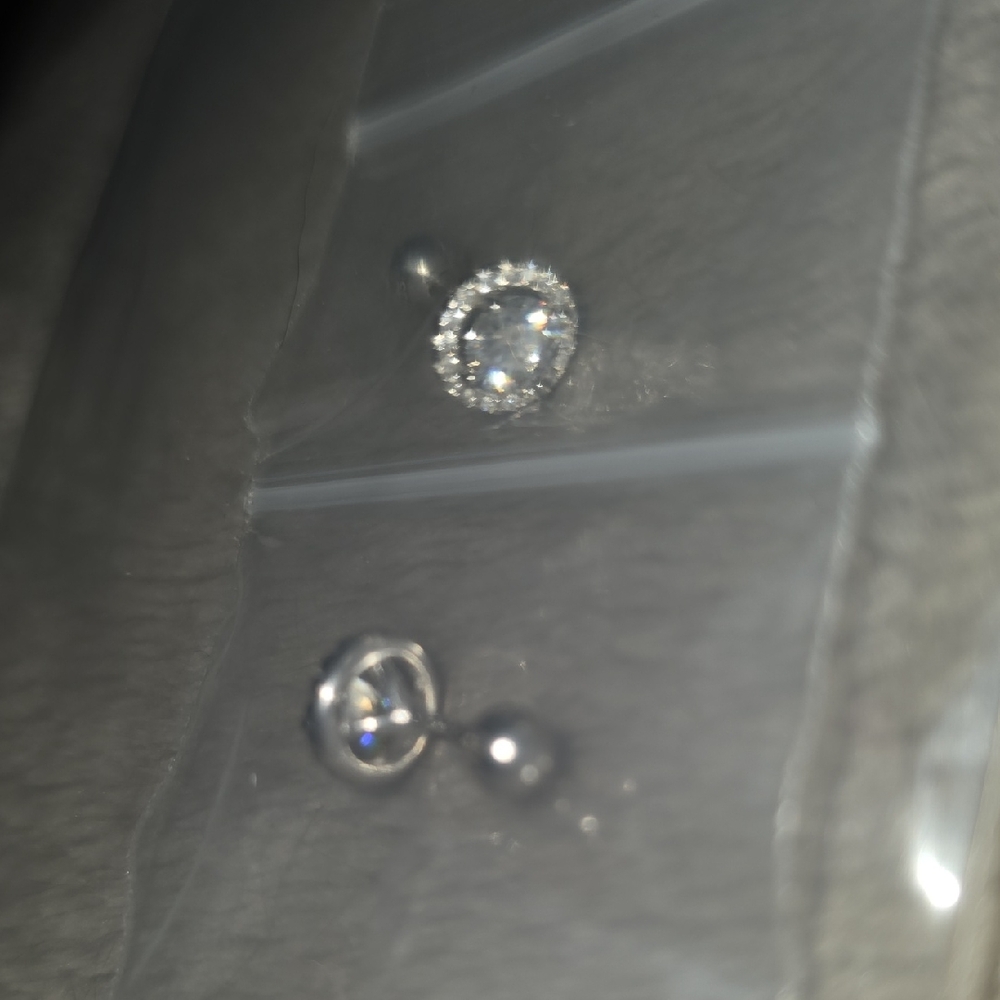 1 Ct Moissanite Screw-on Sterling Silver Stud Earrings